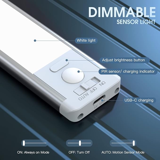 USB Rechargeable Motion Sensor LED Light