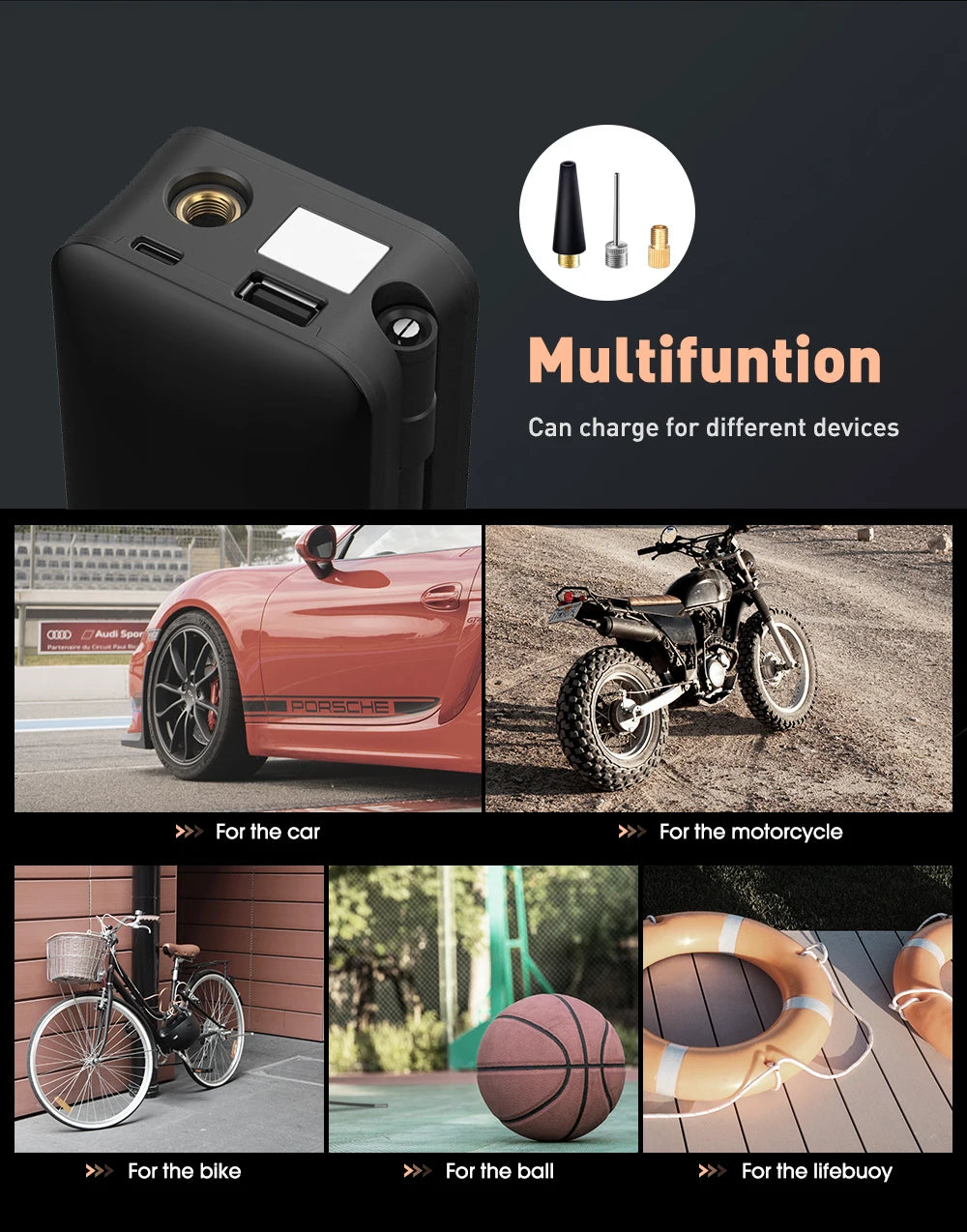 Rechargeable Tire Air Pump