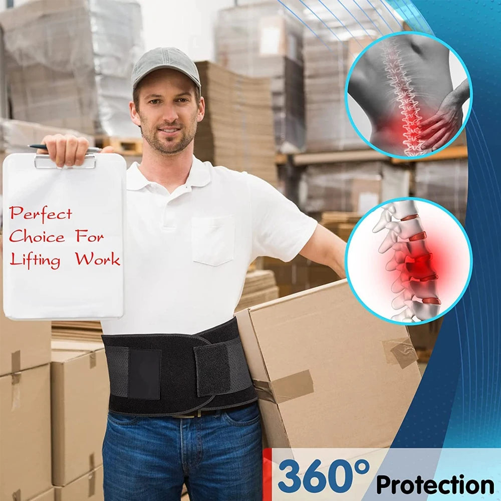 Breathable Back Brace & Lumbar Pad
