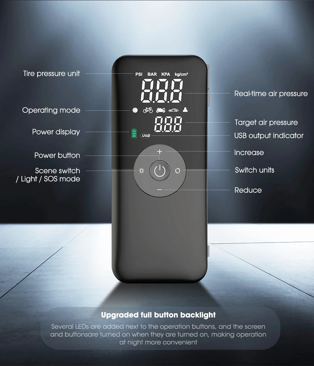 Rechargeable Tire Air Pump