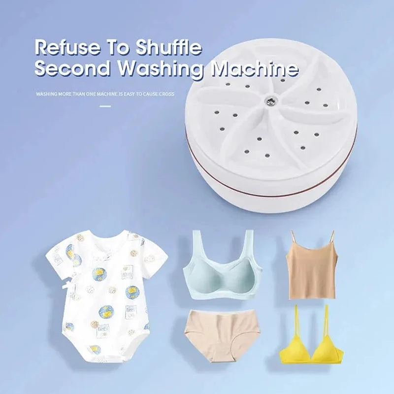 Mini Ultrasonic Turbo Washer