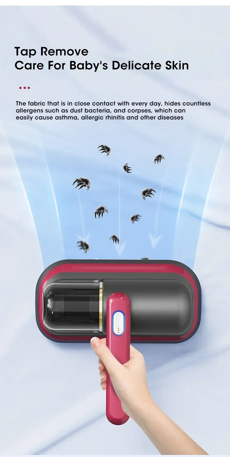 Household Mattress Vacuum Cleaner