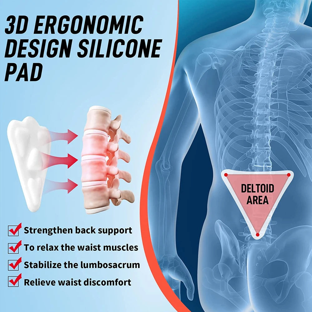 Breathable Back Brace & Lumbar Pad