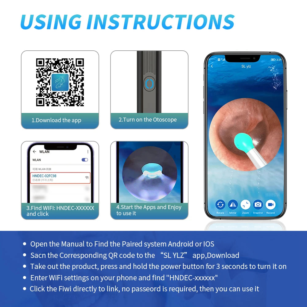 NATFIRE NE3 Smart Ear Cleaner