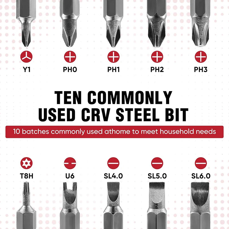 11-in-1 Ratchet Screwdriver Set