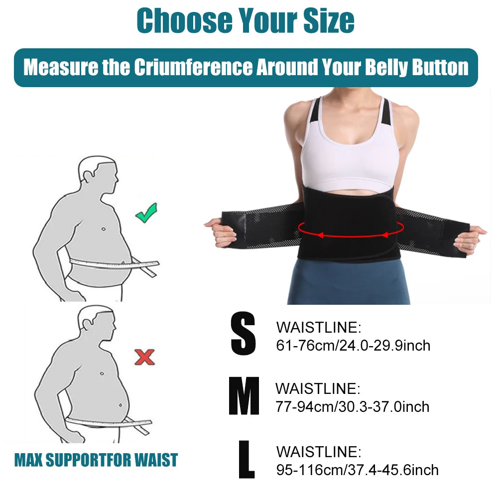 Breathable Back Brace & Lumbar Pad