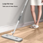 Flat Squeeze Mop with Folding Bucket