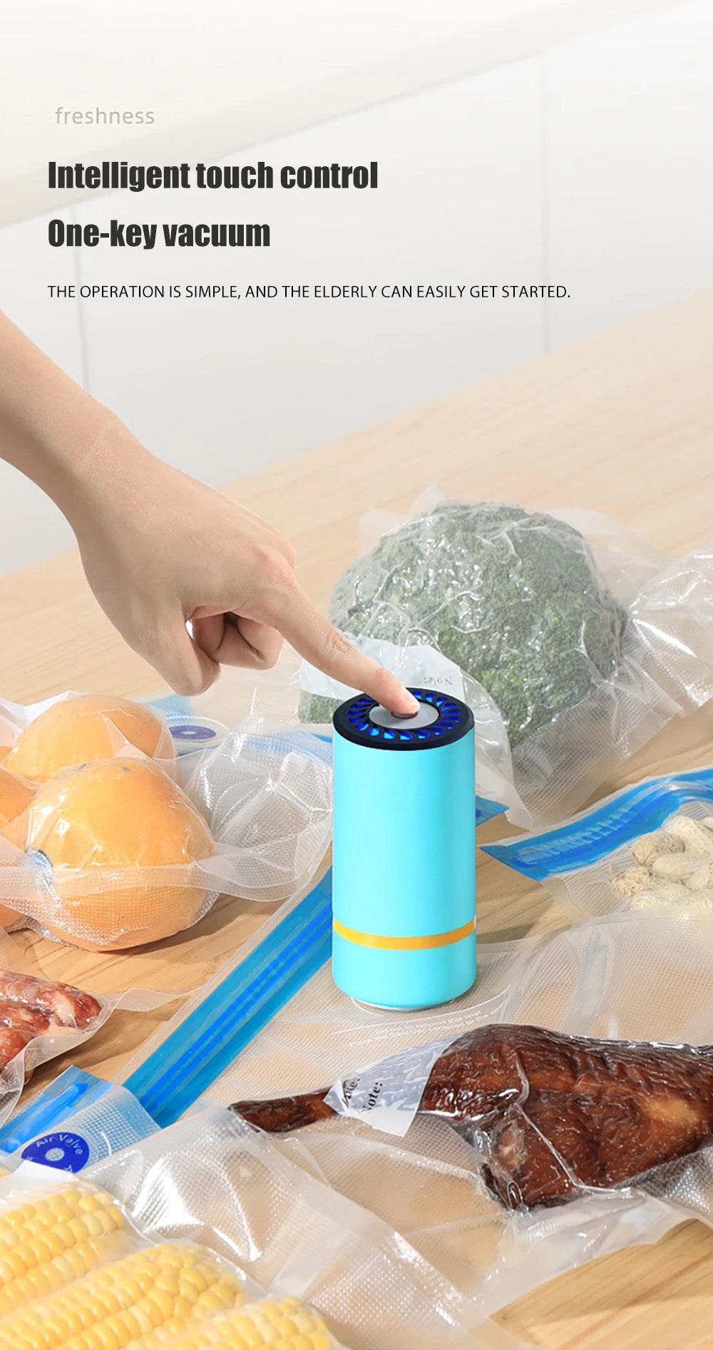 USB Rechargeable Food Vacuum Pump