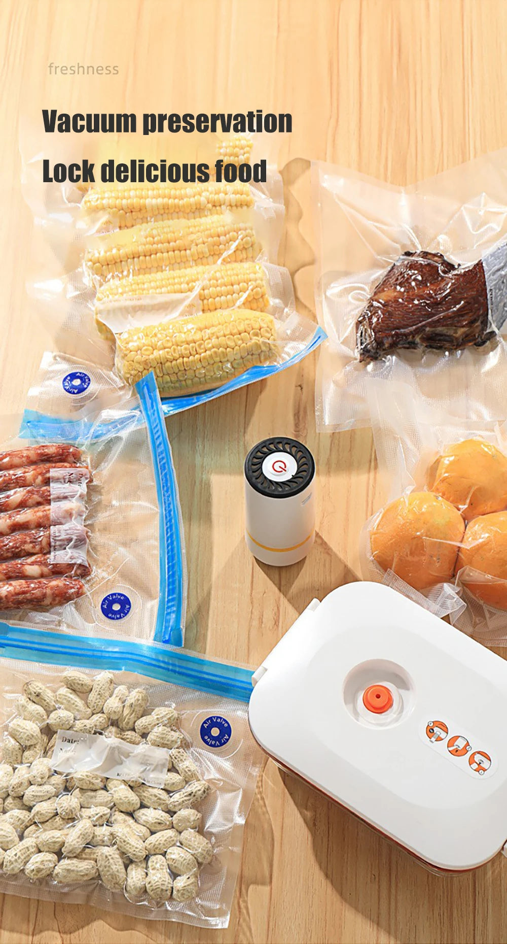 USB Rechargeable Food Vacuum Pump