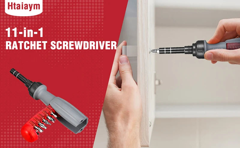 11-in-1 Ratchet Screwdriver Set