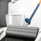 Flat Squeeze Mop with Folding Bucket