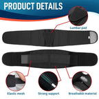 Breathable Back Brace & Lumbar Pad