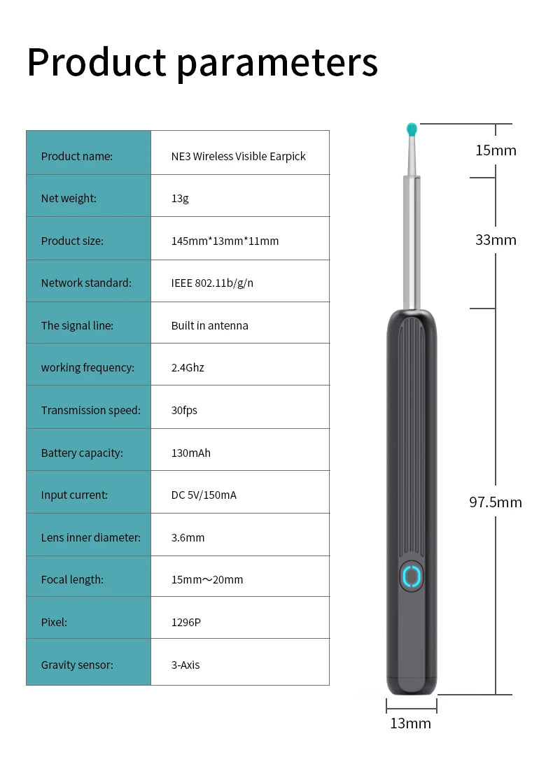 NATFIRE NE3 Smart Ear Cleaner