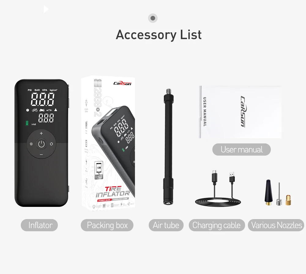 Rechargeable Tire Air Pump