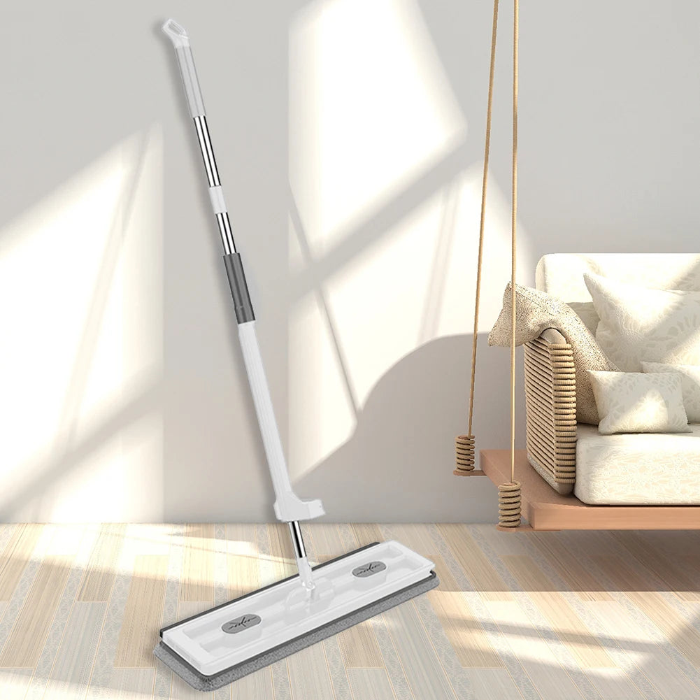 Flat Squeeze Mop with Folding Bucket