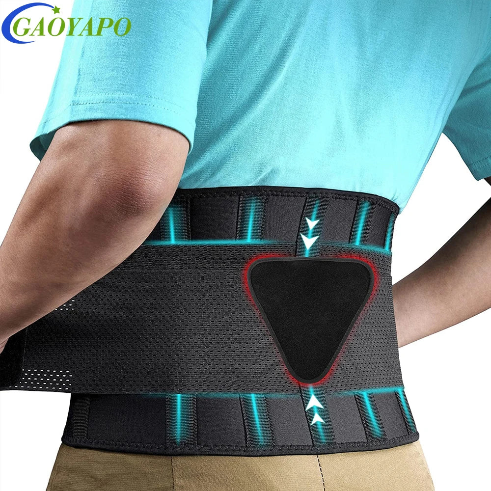 Breathable Back Brace & Lumbar Pad