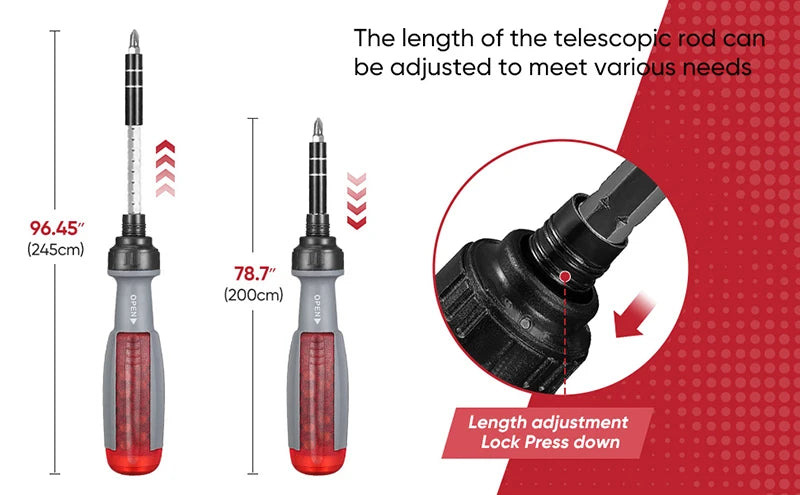 11-in-1 Ratchet Screwdriver Set